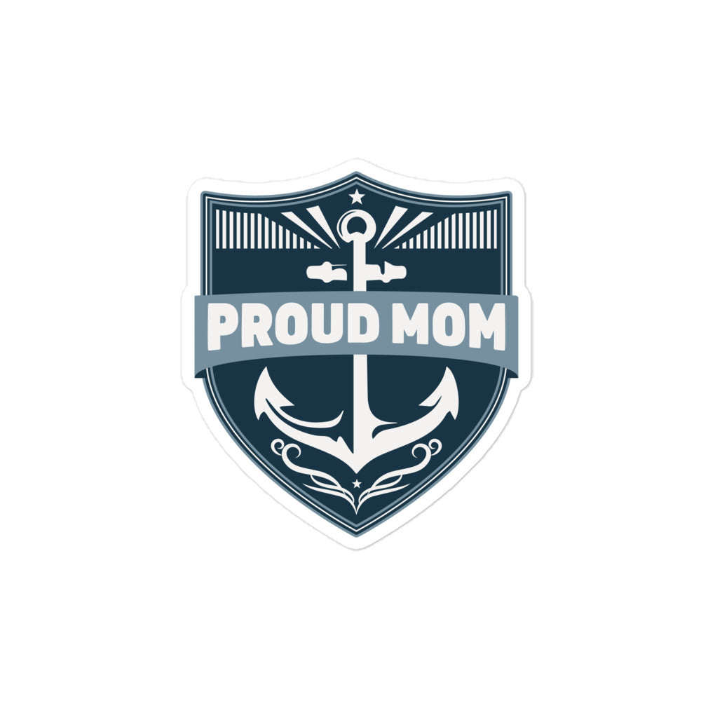 Proud Mom Anchor Sticker