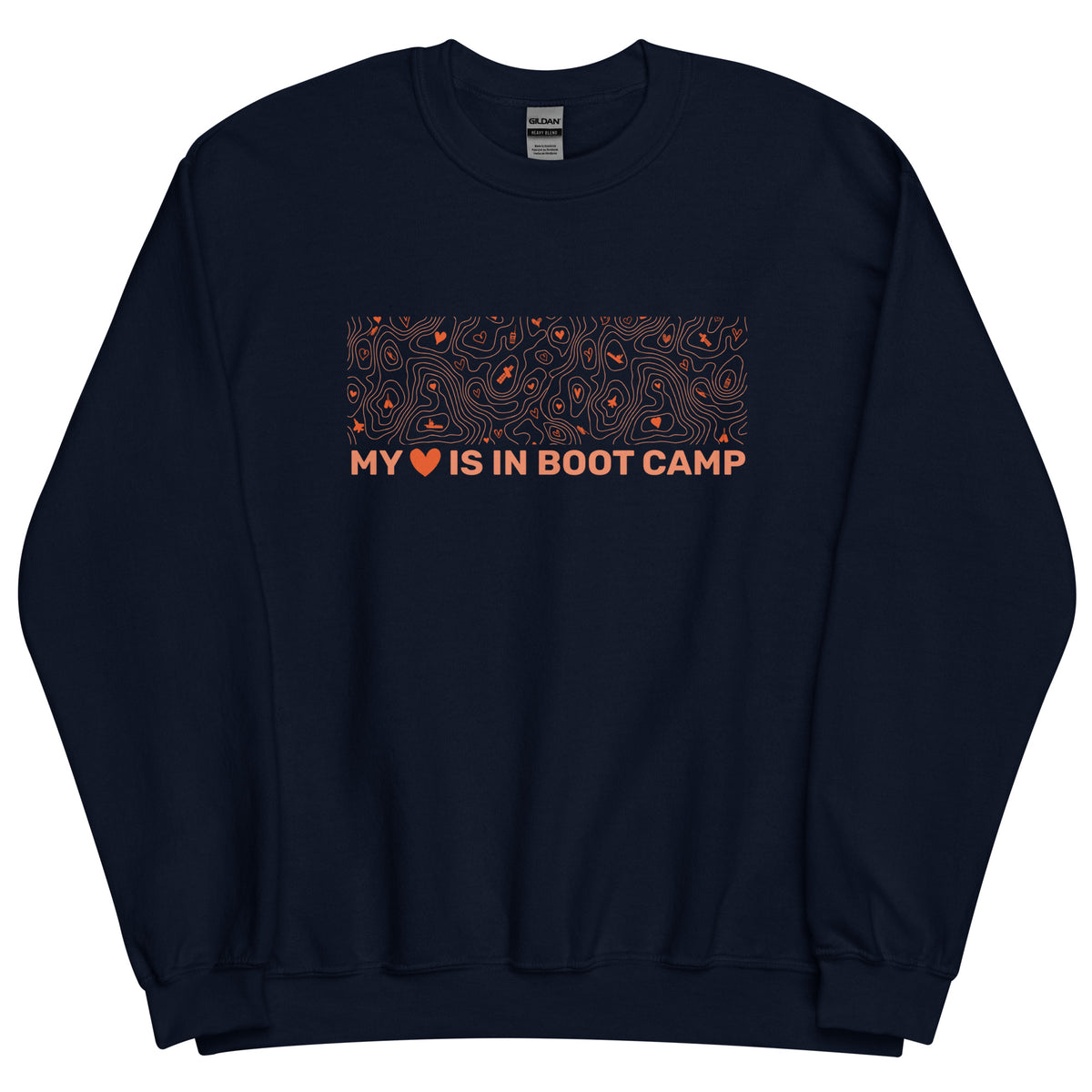 My Heart is in Boot Camp Sweatshirt Sandboxx