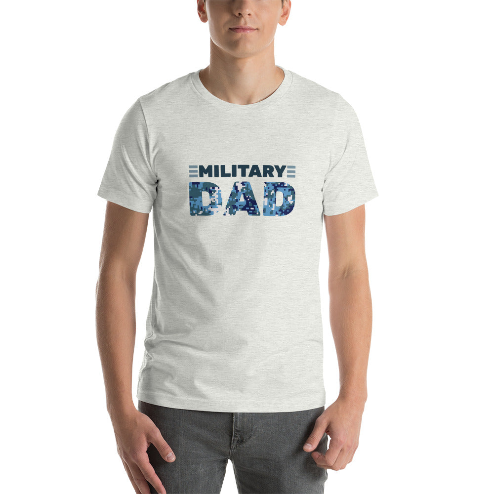 Military Dad T-Shirt - Navy Camo