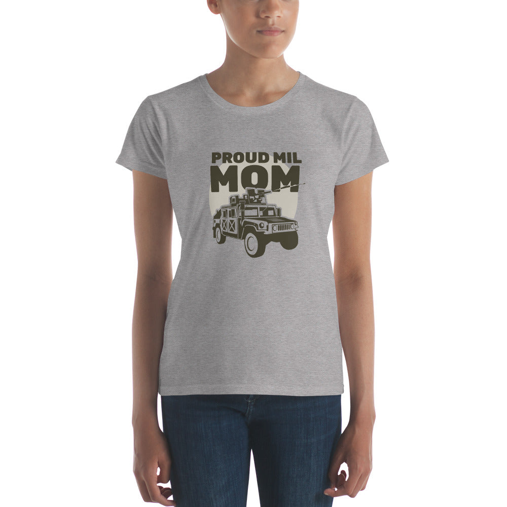 Proud Mil Mom T-Shirt - Humvee