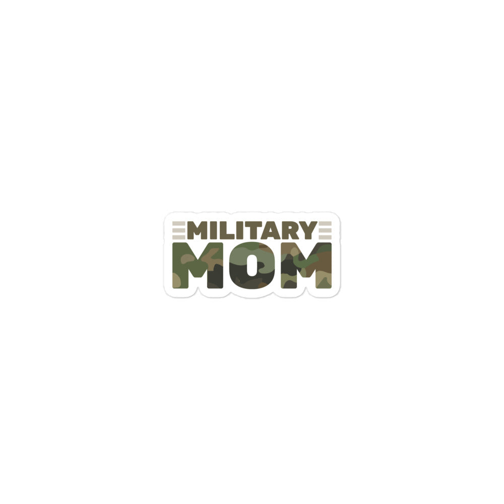 Military Mom Camo Sticker