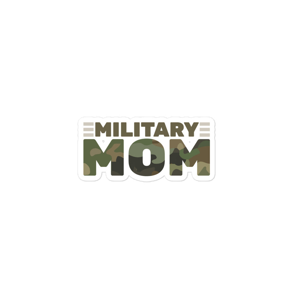 Military Mom Camo Sticker