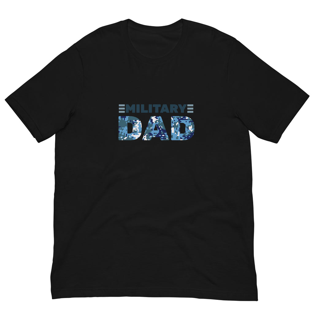 Military Dad T-Shirt - Navy Camo