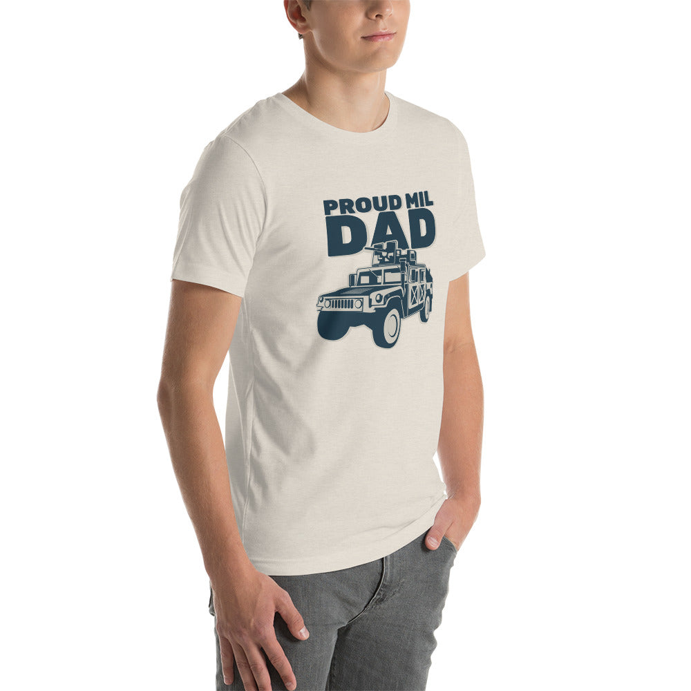Proud Mil Dad T-Shirt - Humvee