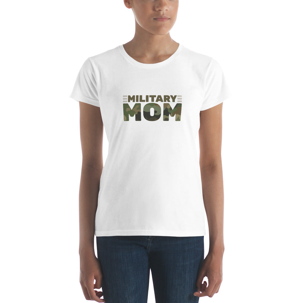 Military Mom T-Shirt - Army/Air Force Camo